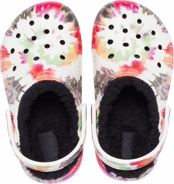 Kids Classic Lined Tie-Dye Graphic Clog