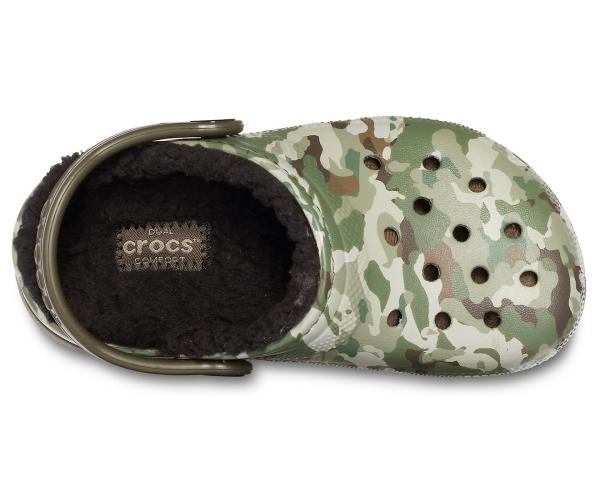 Kids Classic Fuzz-Lined Graphic Clog