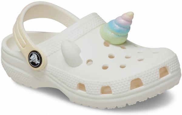 Toddler Classic I AM Rainbow Unicorn Clog