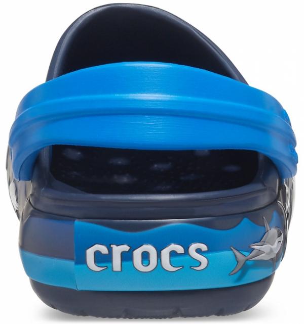 Kids Crocs Fun Lab Shark Lights Clog