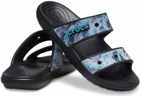 Classic Crocs Tie-Dye Graphic Sandal