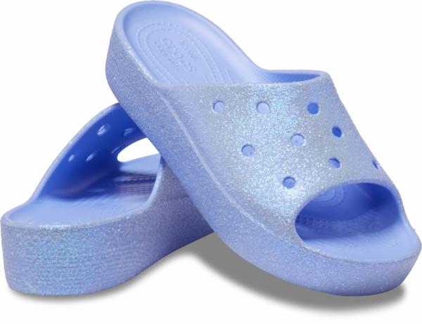 Classic Platform Glitter Slide