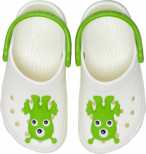 Toddler Classic Glow-in-the-Dark Alien Clog