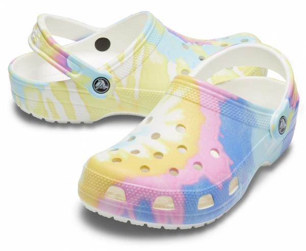 Classic Tie-Dye Graphic Clog