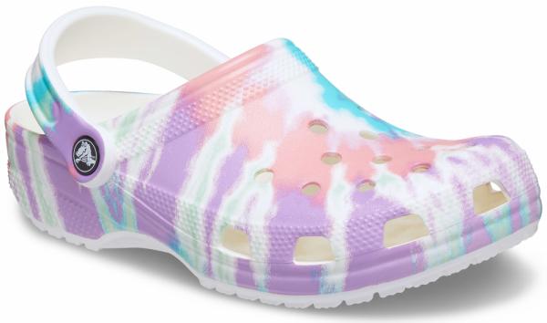 Classic Tie-Dye Graphic Clog