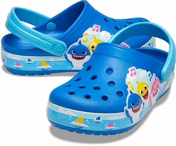 Kids Crocs Fun Lab Baby Shark Band Clog