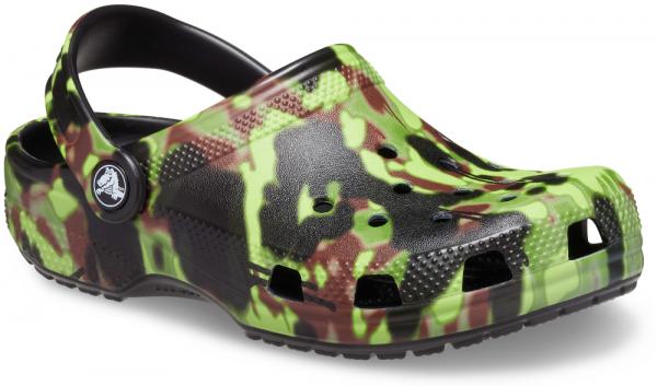 Kids Classic Spray Camo Clog