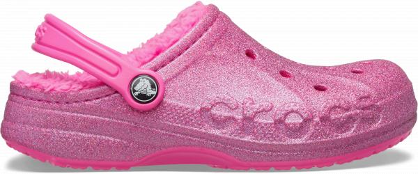 Kids Baya Lined Glitter Clog