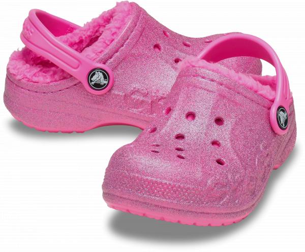 Kids Baya Lined Glitter Clog